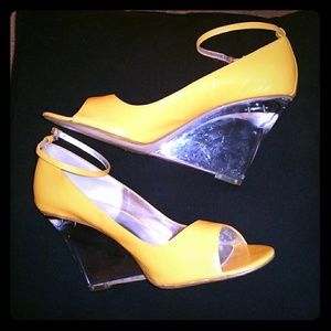 Yellow Heel Sandals